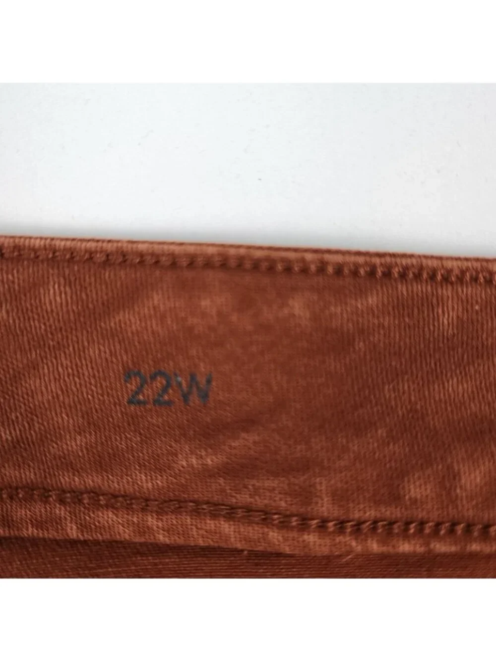 LIVERPOOL Jeans Women 22W Plus Cognac Brown Ankle Skinny Pant 42x27 LY2005WF NWT